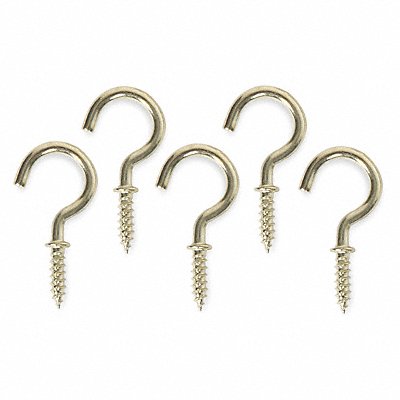 Single Point Hook Brass 3/4 L PK20