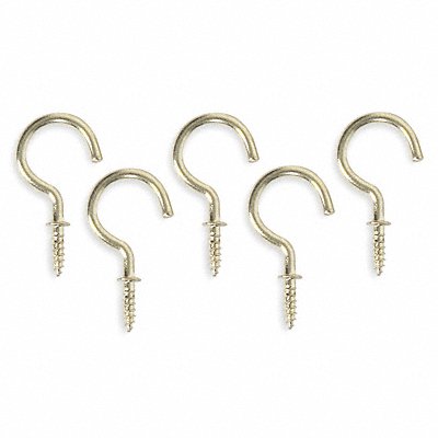 Single Point Hook Brass 7/8 L PK20