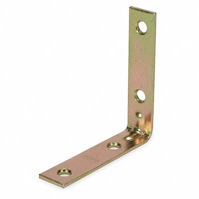 Corner Brace Steel 3/5 Wx2 1/2 In L PK4