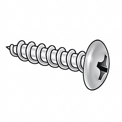 Metal Screw Truss #8 1 In L PK100