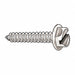 Metal Screw Hex #8 1 In L PK100