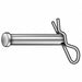 Clevis Pin 2 in L Steel 0.375 in dia PK5