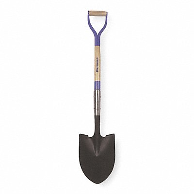 Round Point Shovel 30 in Handle 14 ga.