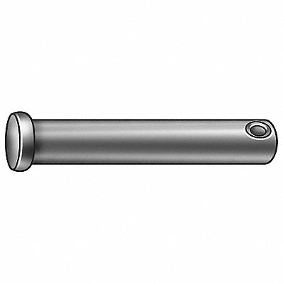 Clevis Pin 3.5 in L Steel 0.5in dia PK10