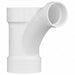 Wye and 45 Elbow 3 x 3 x 2 PVC SCH 40