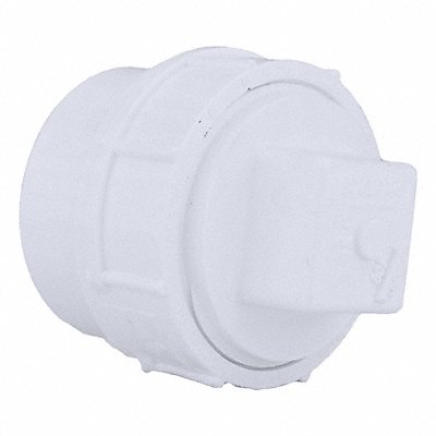 Cleanout Adapter with Plug 2 in PVC