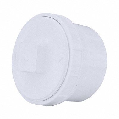 Cleanout Adapter with Plug 6 in PVC