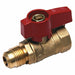 Gas Ball Valve Brass 1/2 x 3/8 Flare