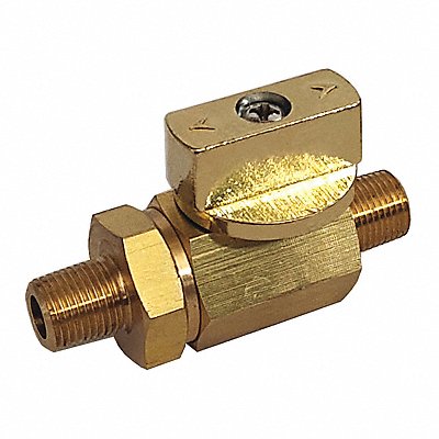 Ball Valve 1/4 MNPT x MNPT Brass