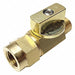 Brass Ball Valve FNPT x MNPT 1/8 