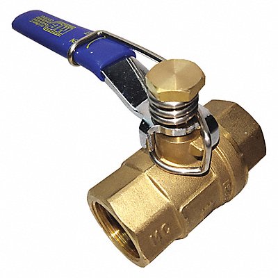 Brass Ball Valve Inline FNPT 3/4 Pipe