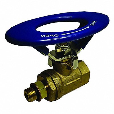 Brass Ball Valve FNPT x MNPT 1/2 