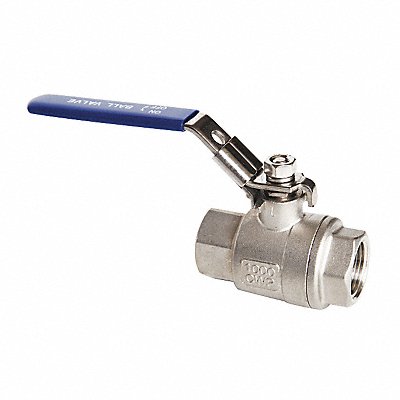 SS Ball Valve FNPT 1-1/2 in