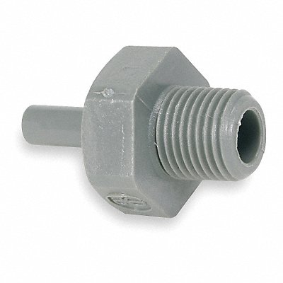 Adapter 1/4 Tube OD Gray PK10