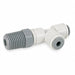 Swivel Run Tee 5/16 In Tube OD Gray PK10