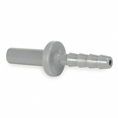 Adapter 1/2 in Tube OD Acetal Gray PK10