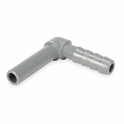 90 Elbow 3/8 in Tube OD Acetl Gry PK10