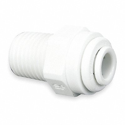 Adapter 3/8 in Tube OD Wh PK10