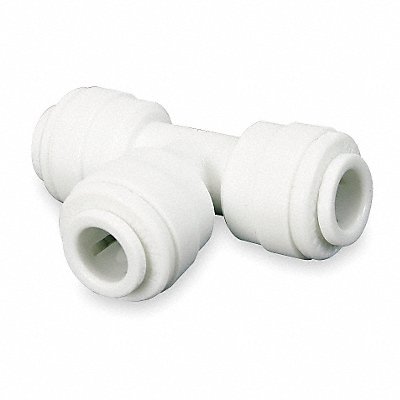 Adapter 1/4 in Tube OD White PK10