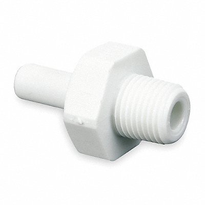 Adapter 3/8 in Tube OD White PK10