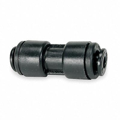 Adapter Union 3/16 Tube OD Black PK10