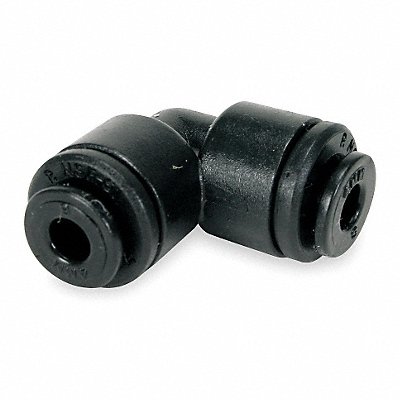 90 Elbow Union 15/32 Tube Black PK10