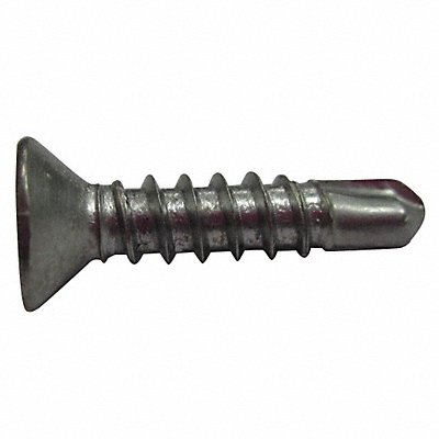 Drill Screw Flat #6 410SS 1 L PK100