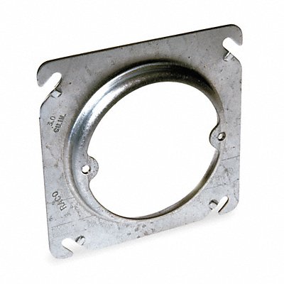 Plaster Ring Silver Flat