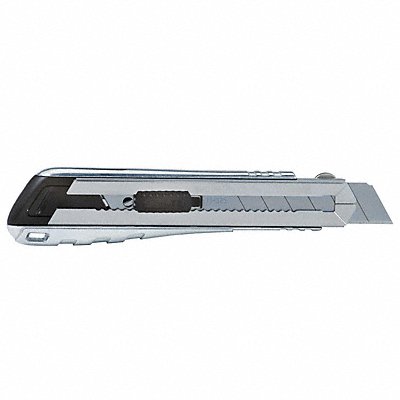 Snap-Off Utility Knife 8 In Silver/Black