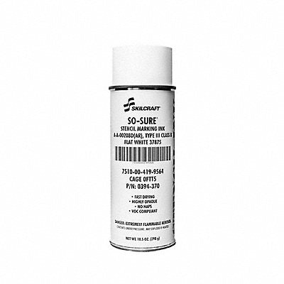 Spray Stencil Ink 10.5 oz White