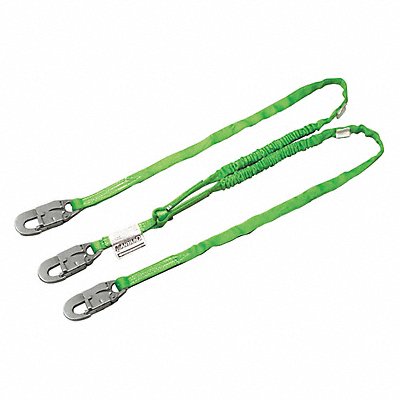 Shock-Absorbing Lanyard Green