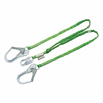 Shock-Absorbing Lanyard Green