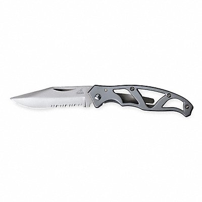 Locking Pocket Knife Serrated 2 1/4 In