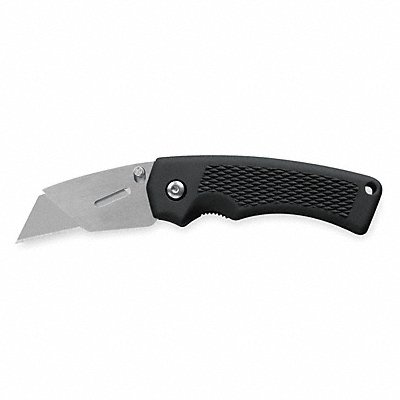 Folding Utility Knife 6 In Black/Silver