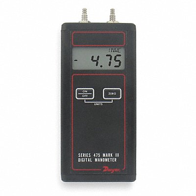 Handheld Digital Manometer 0to 200 in wc