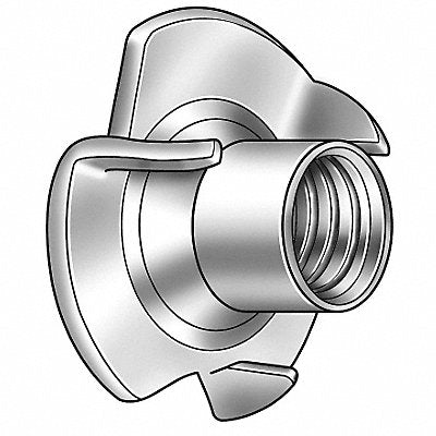 T-Nut Znc Stl 3/8 -16 3Prong 7/16in 100