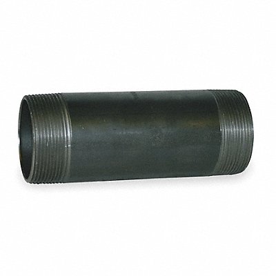 Black Pipe Nipple Threaded 3x5 1/2 In