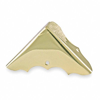 Corner Brace Brass 1 Hole PK4