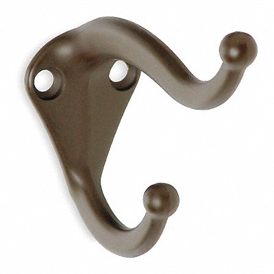 Double Point Hook Bronze L 2 3/4 In