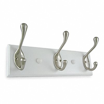 Double Point Hook Satin Nickel