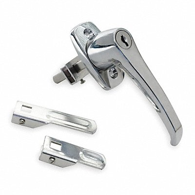 Cam Latch Keyed Chrome L Handle