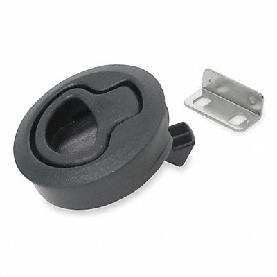 Slam Latch Nonlocking Black Plastic