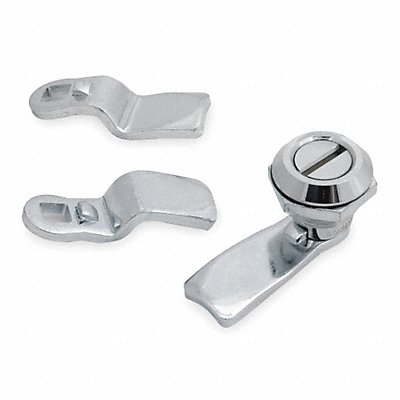 Cam Latch Nonlocking Chrome Slotted Head