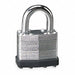 Keyed Padlock 3/4 in Rectangle Silver