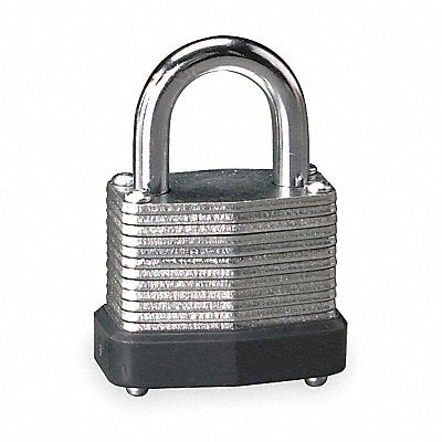 Keyed Padlock 9/16 in Rectangle Silver