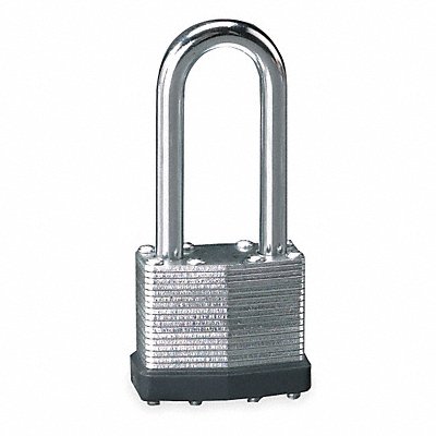 Keyed Padlock 3/4 in Rectangle Silver