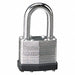 Keyed Padlock 3/4 in Rectangle Silver
