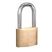 Keyed Padlock 3/4 in Rectangle Gold