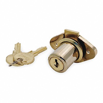 Cabet and Draw Dead Bolt Locks Slvr Diam