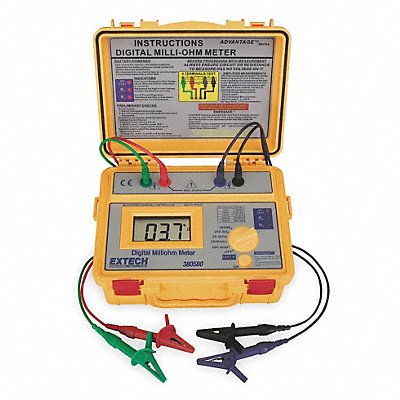 Milli Ohmmeter 2000 ohm Max LCD